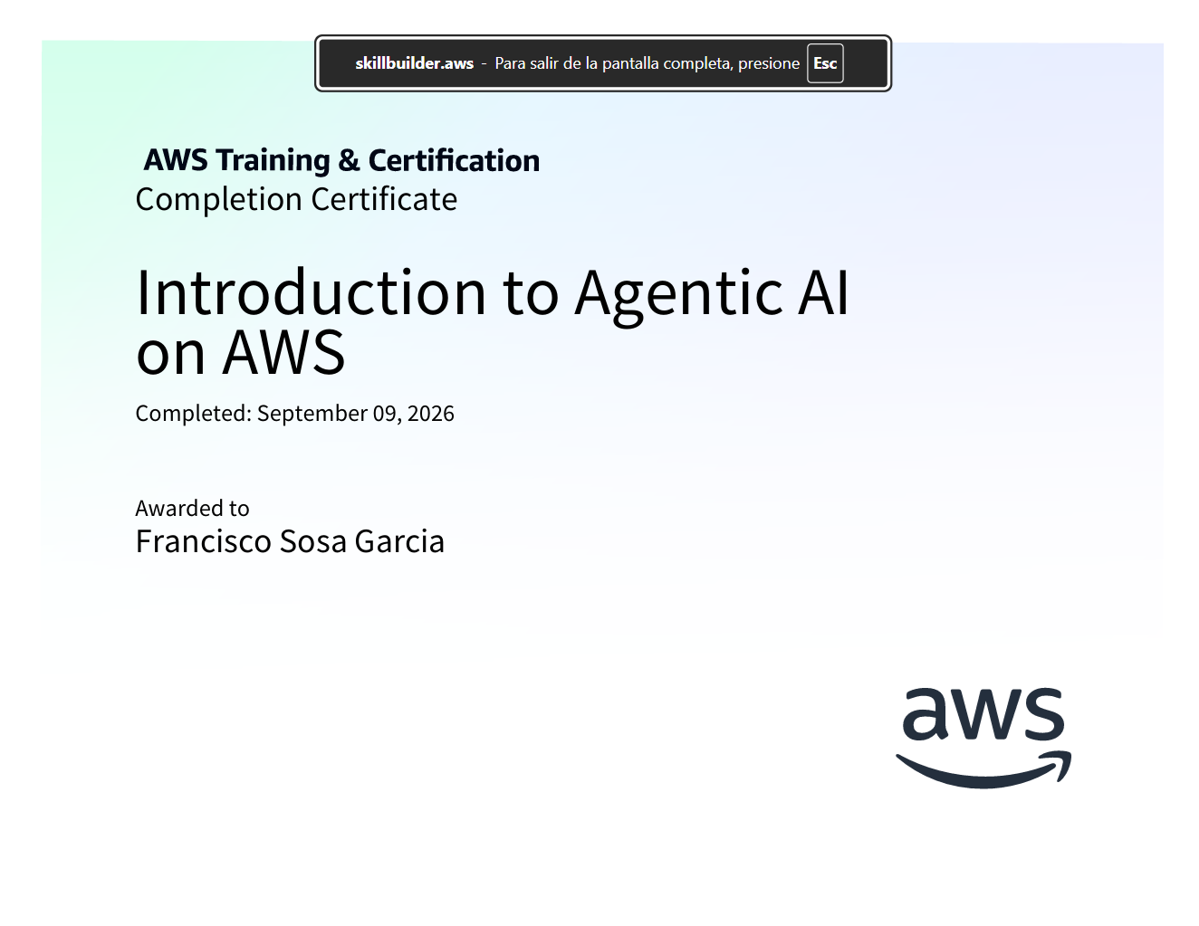 Introduction to Agentic AI on AWS